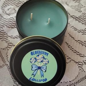 Blueberry lollipop handmade candle BEST SELLER